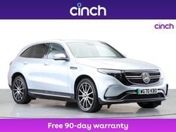 Silver Used 2020 Mercedes EQC400 AMG line SUV | £21,489 (Fair price)