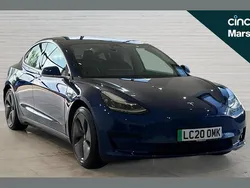 Blue Used 2020 Tesla Model 3 Standard Range Sedan | £16,437 (Fair price)