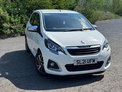 White Used 2021 Peugeot 108 Collection Hatchback | £7,495 (Fair price)