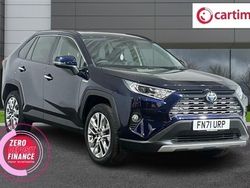 Blue Used 2021 Toyota RAV4 SUV | £28,053 (Fair price)