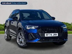 Blue Used 2025 Audi Q3 Black Edition SUV | £34,430 (Good price)