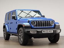 Pearl coat hydro blue New 2025 Jeep Wrangler Sahara SUV | £50,998 (Fair price)
