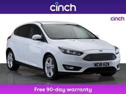 White Used 2018 Ford Focus Zetec Hatchback | £8,599 (Good price)