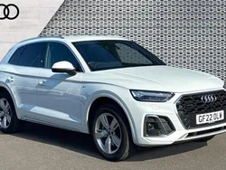 White Used 2022 Audi Q5 S-Line SUV | £26,129 (Good price)