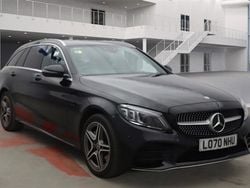 Black Used 2020 Mercedes C300 AMG line Estate | £21,450 (Good price)