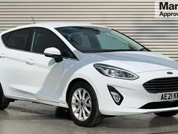 White Used 2021 Ford Fiesta Titanium Hatchback | £13,189 (Good price)