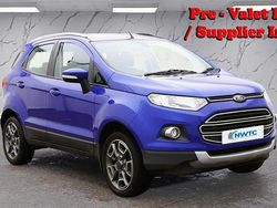 Blue Used 2015 Ford Ecosport Titanium SUV | £6,395 (Fair price)