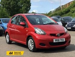 Red Used 2011 Toyota Aygo Hatchback | £3,495 (A bit pricey)