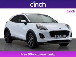 White Used 2021 Ford Puma Titanium SUV | £16,599 (Good price)