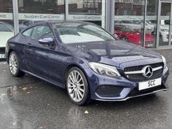 Blue Used 2018 Mercedes C200 AMG Line Premium Coupe | £11,995 (Fair price)