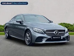 Grey Used 2020 Mercedes C220 AMG line Coupe | £17,099 (Fair price)