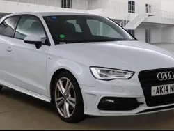 White Used 2014 Audi A3 S-Line Hatchback | £4,899 (A bit pricey)