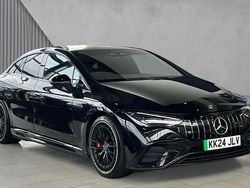 Obsidian black metallic Used 2024 Mercedes EQE AMG 53 Edition | £59,980