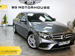 Grey Used 2017 Mercedes E220 AMG line Sedan | £14,895 (Fair price)