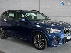Phytonic blue metallic paint Used 2022 BMW X5 M Sport SUV | £43,166 (Super price)