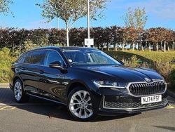 Midnight black metallic Used 2024 Skoda Superb SE L Estate | £28,995 (Expensive)