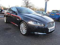 Blue Used 2015 Jaguar XF Luxury Sedan | £6,795 (Fair price)