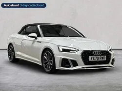White Used 2020 Audi A5 Cabriolet S-Line Cabriolet | £29,220 (Fair price)
