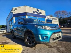 Turquoise/black Used 2016 Suzuki Vitara SZ5 Hatchback | £8,698 (Good price)