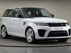 White Used 2022 Land Rover Range Rover Sport SVR SUV | £57,000 (Super price)