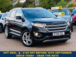 Black Used 2017 Ford Edge Titanium SUV | £10,000 (Good price)