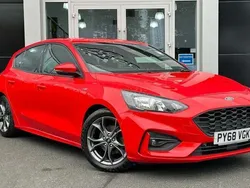 Red Used 2019 Ford Focus ST-Line Hatchback | £11,500 (Fair price)