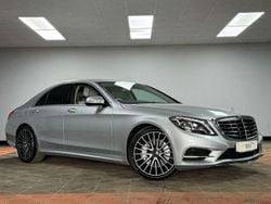 Silver Used 2015 Mercedes S350 AMG line Sedan | £19,495 (Fair price)