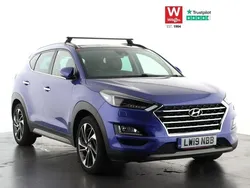 Blue Used 2019 Hyundai Tucson Premium SE SUV | £18,499 (A bit pricey)