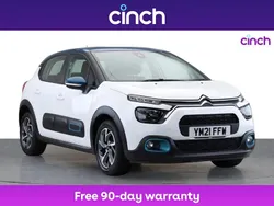 White Used 2021 Citroën C3 PureTech Hatchback | £9,549 (Fair price)