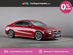 Red Used 2021 Mercedes CLA200 AMG line Coupe | £30,697