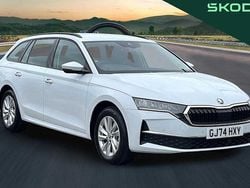 Moon white metallic Used 2024 Skoda Octavia SE Technology Estate | £21,590 (Fair price)