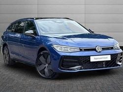 Reef blue with black roof Used 2025 VW Passat R-line Estate | £38,195