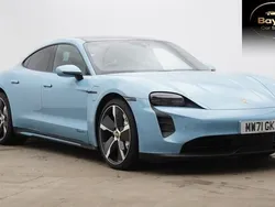 Blue Used 2021 Porsche Taycan Performance Package Sedan | £42,785 (Fair price)