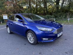 Blue Used 2017 Ford Focus Zetec Hatchback | £8,699 (Fair price)
