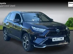 Blue/black Used 2022 Toyota RAV4 Hybrid Premium SUV | £32,100 (Expensive)
