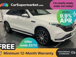 White Used 2022 Mercedes EQC400 AMG line SUV | £24,197 (Good price)