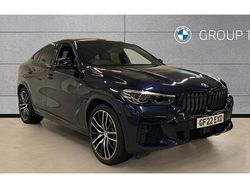 Carbon black Used 2022 BMW X6 M Sport SUV | £42,950 (Fair price)