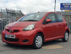 Red Used 2011 Toyota Aygo Hatchback | £2,895 (Fair price)