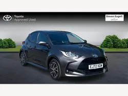 Grey Used 2022 Toyota Yaris Hybrid Design Hatchback | £15,737 (Fair price)