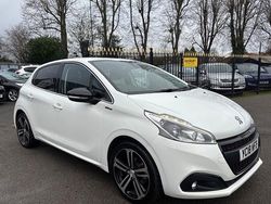 White Used 2018 Peugeot 208 GT-line Hatchback | £6,490 (Fair price)