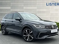Dolphin grey Used 2021 VW Tiguan R-line SUV | £24,890 (Fair price)