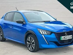 Blue Used 2022 Peugeot e-208 GTi Hatchback | £12,882 (Fair price)