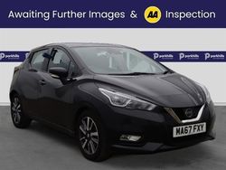 Black Used 2017 Nissan Micra Acenta Hatchback | £7,140 (Fair price)