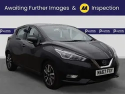 Black Used 2017 Nissan Micra Acenta Hatchback | £7,140 (Fair price)
