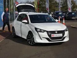 White Used 2020 Peugeot 208 Allure Premium Hatchback | £11,999 (Fair price)