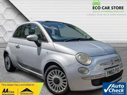 Silver Used 2010 Fiat 500 Lounge Hatchback | £2,995 (Expensive)