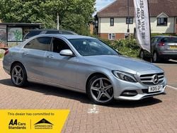 Silver Used 2015 Mercedes C200 Sedan | £11,499 (Fair price)