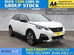 White Used 2019 Peugeot 3008 GT-line Hatchback | £11,595 (Fair price)