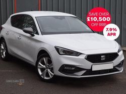 White New 2025 Seat Leon FR Hatchback | £25,995 (Expensive)