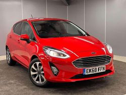 Red Used 2018 Ford Fiesta Titanium Hatchback | £8,795 (Fair price)